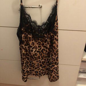 Animal Print Lace Top